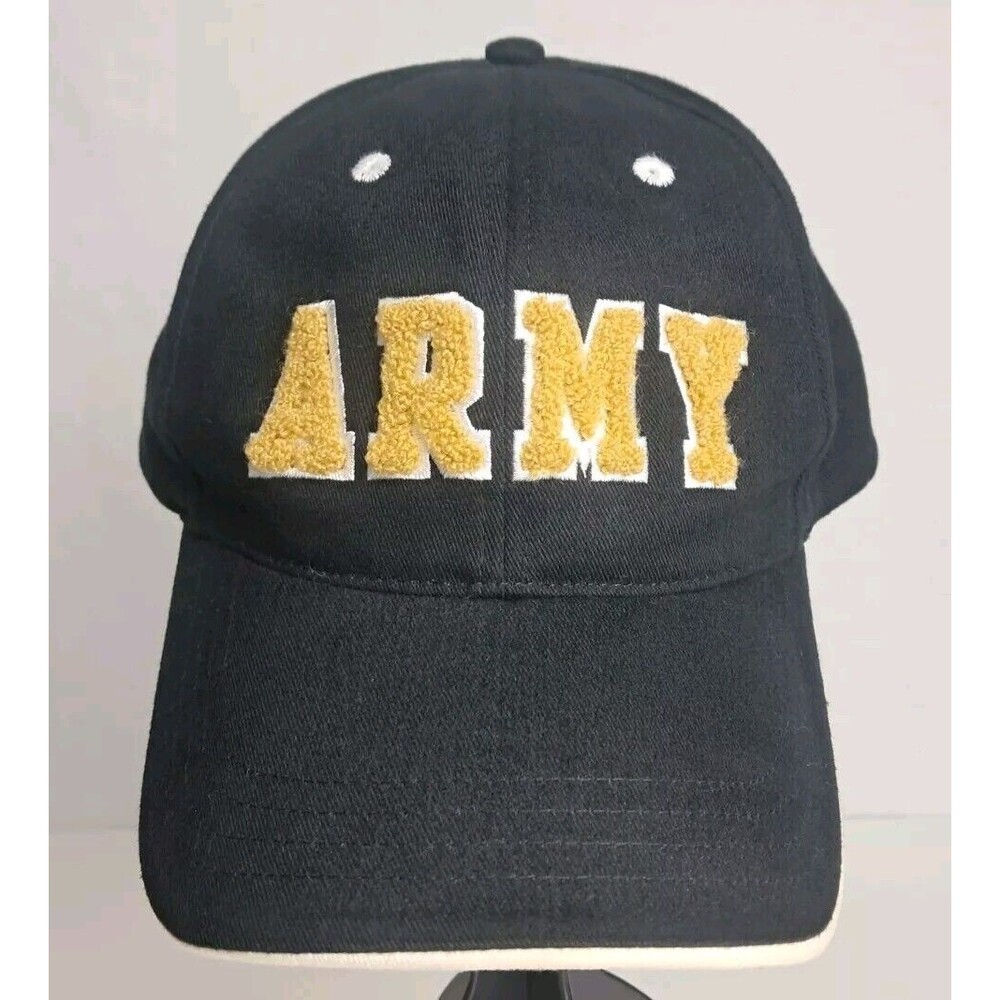 Gear For Sports United States Army Baseball Cap Hat Black Gold Yellow